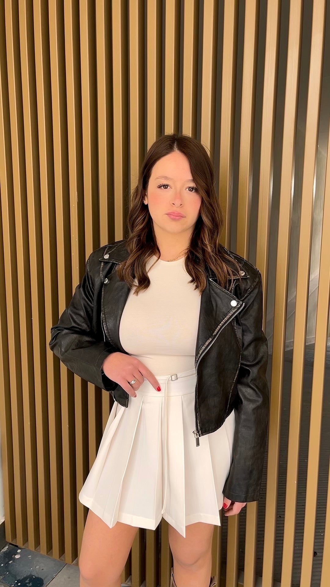 GIUBBOTTO BIKER BLACK